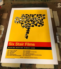 Image 1 of Six Stair Silk Screened Poster