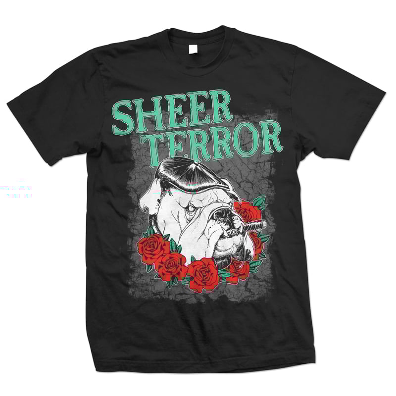 Dead City Merchandise — SHEER TERROR "35th Anniversary Roses" TShirt