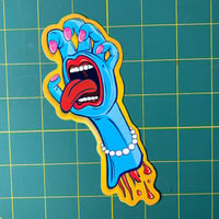 Image 1 of Screaming Hand Art Show Sticker