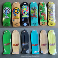 Image 1 of 6 Rob Roskopp Autographed Santa Cruz Skateboards