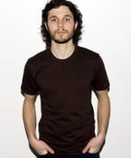 Image of 2001 Fine Jersey Short Sleeve  Plain T-Shirt