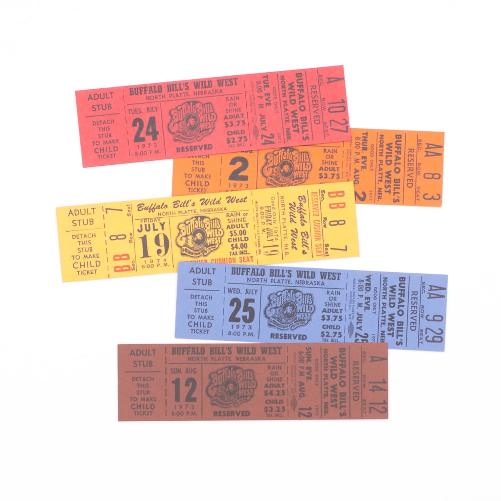 Image of 1970's Ticket Collection 