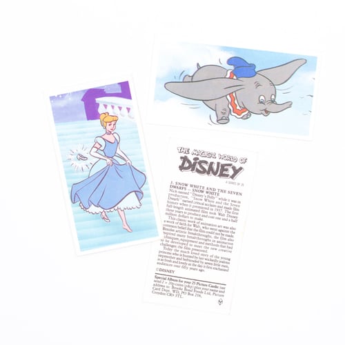Image of Magical World of Disney Tea Cards - Complete Set of 25