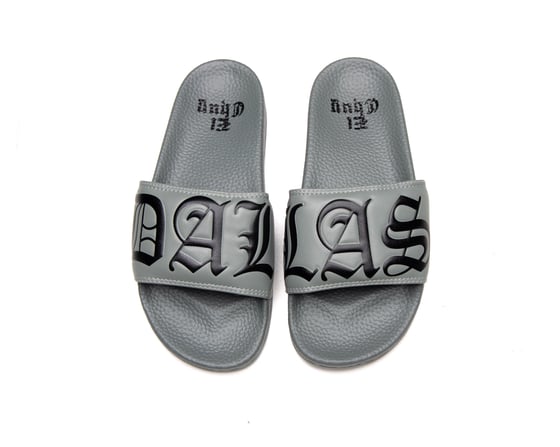 Image of DALLAS GRAY SLIDES (NOW SHIPPING)