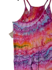 Image 7 of L/XL Cotton Blend Knit Pocket Jumpsuit in Euphoria Agate Ice Dye