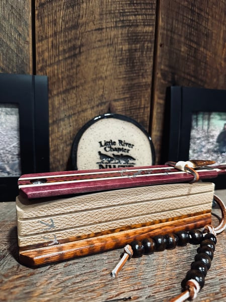 Image of Purple Heart/Sycamore with Snakewood inlay