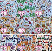 Halloween Ice Cream Stickers 