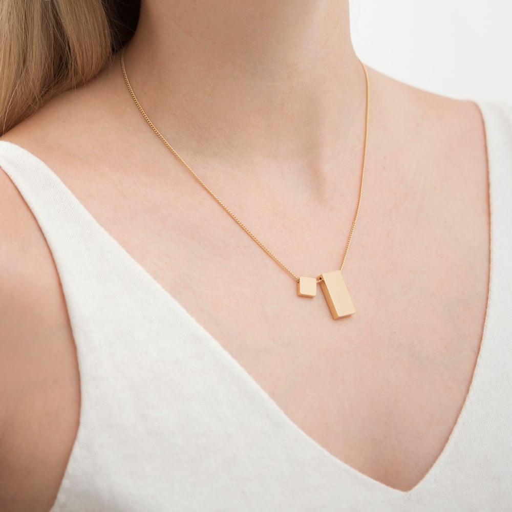 Image of Short cube necklace