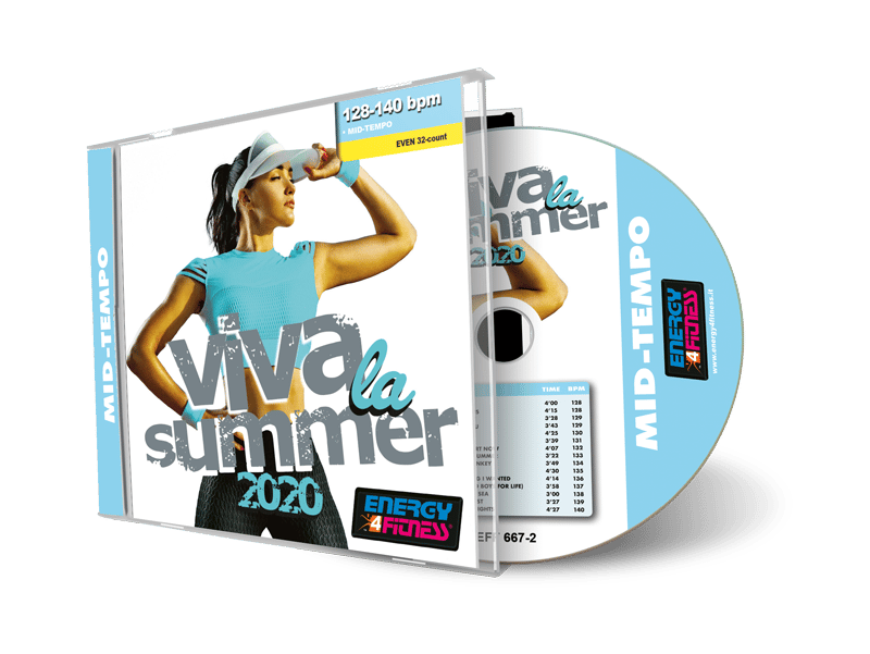 EFF667-2 // VIVA LA SUMMER 2020 (MIXED CD COMPILATION 128 - 140 BPM)