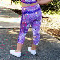 Image 1 of Girls Spliced Shorties and Leggings