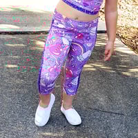 Image 3 of Girls Spliced Shorties and Leggings