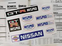 NISMO GT-R Sticker Sheet