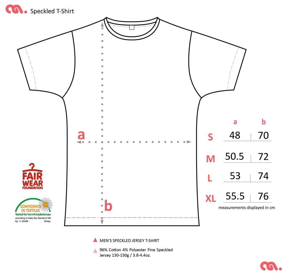 Whatever Mum! Men's Speckled Grey T-shirt (Fair Wear)
