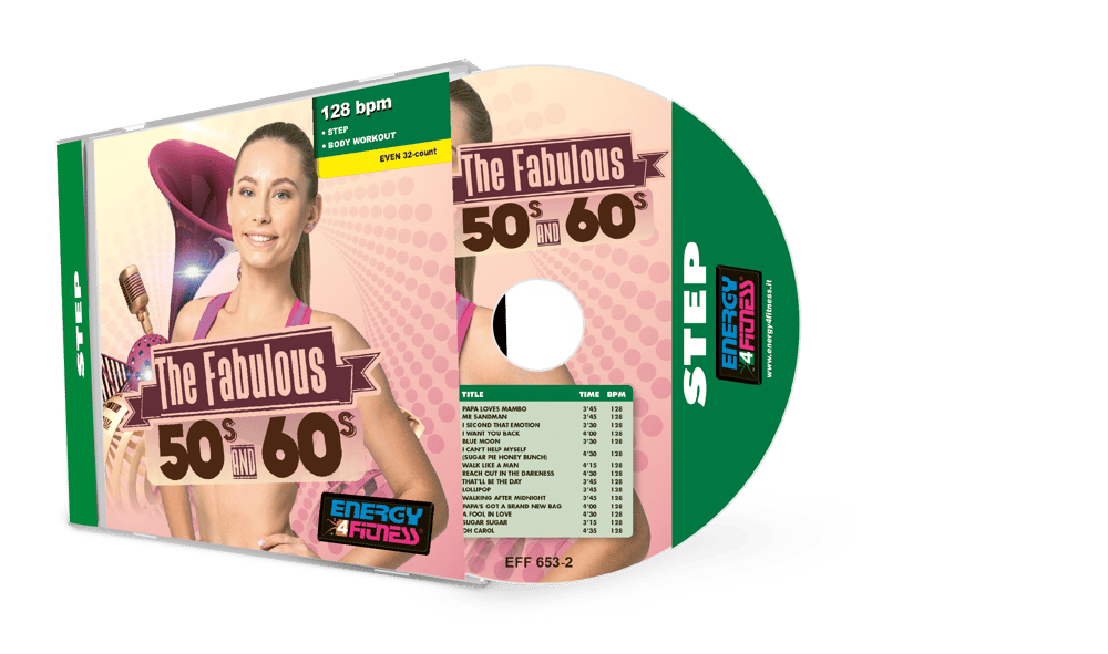 EFF653-2 // THE FABULOUS 50'S AND 60'S (MIXED CD COMPILATION 128 BPM)