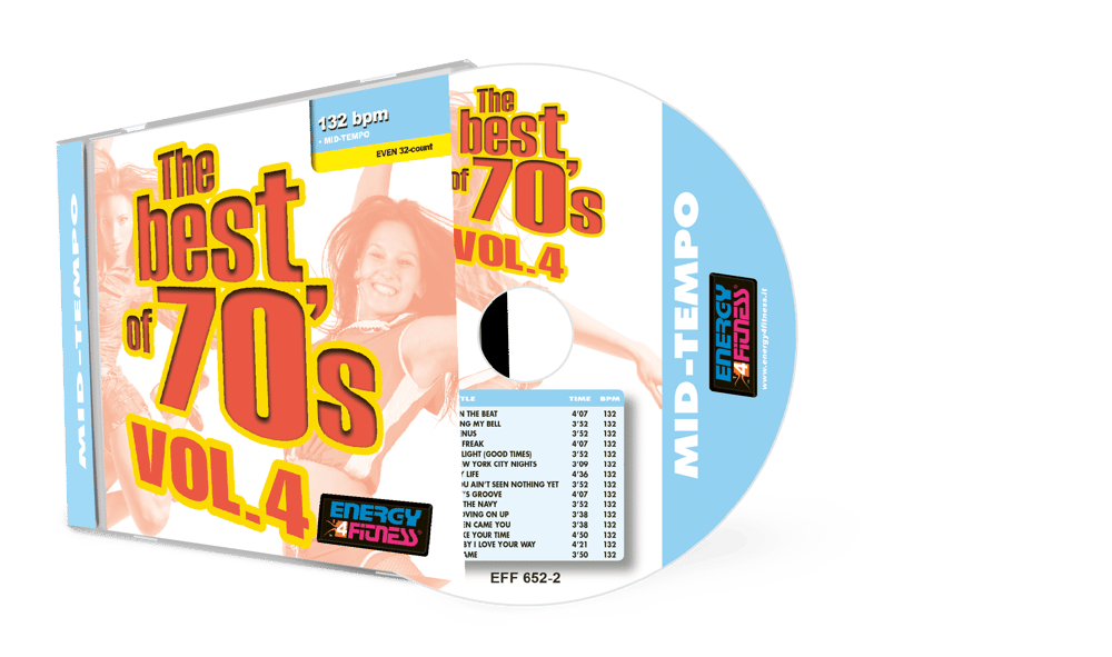 EFF652-2 // THE BEST OF 70'S  - VOL. 4 (MIXED CD COMPILATION 132 BPM)