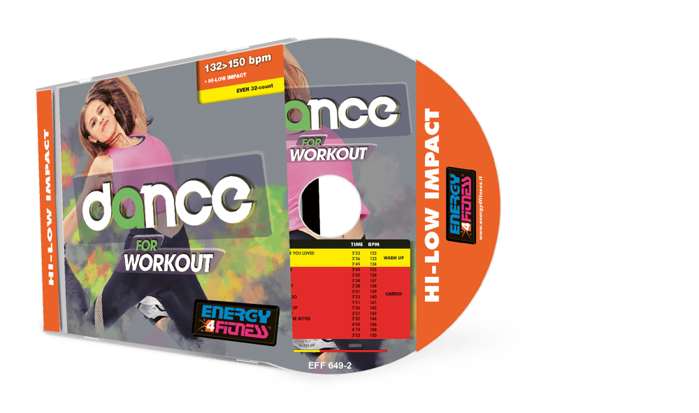 EFF649-2 // DANCE 4 WORKOUT (MIXED CD COMPILATION 132-150 BPM)