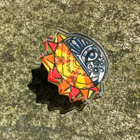Image 1 of Limited Edition Sun Mask Pin