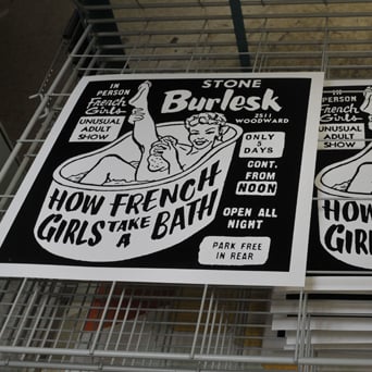 Stone Burlesk — How French Girls Take A Bath [Poster]