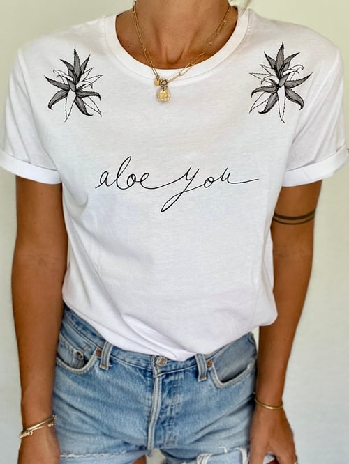 Image of Tee "Aloe You"