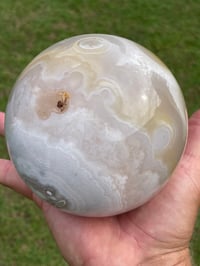 Image 14 of Flower Agate Crystal Sphere #1350