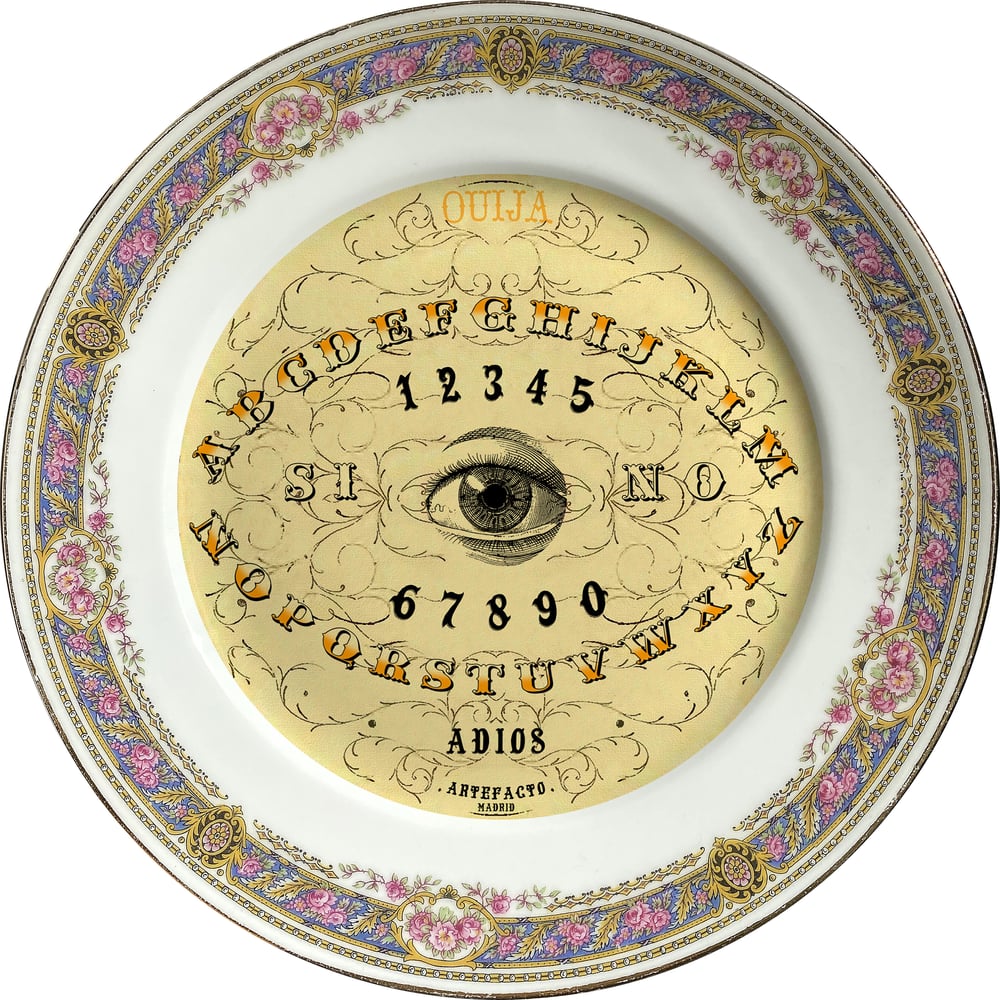 Image of Ouija - Vintage Spanish Porcelain Plate - #0736