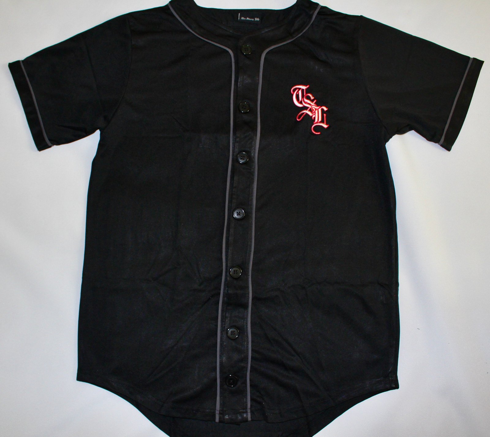 slim fit baseball jersey