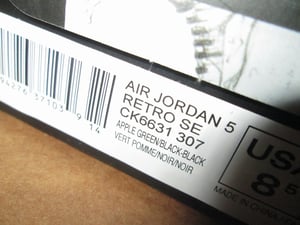 Image of Air Jordan V (5) Retro SE "Oregon Ducks"