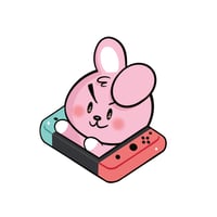 BT21 Cooky  Sticker + Nintendo switch