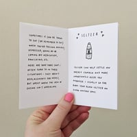 Image 2 of Pocket Panic Mini Zine Vol. 2 ~ Panic Snacks