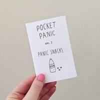 Image 1 of Pocket Panic Mini Zine Vol. 2 ~ Panic Snacks