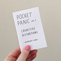 Image 1 of Pocket Panic Mini Zine Vol. 3 ~ Cognitive Distortions