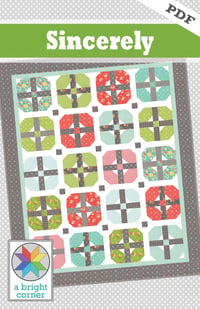 Image 1 of Sincerely Quilt Pattern - PDF version