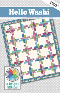 Image 1 of Hello Washi Quilt Pattern - PDF Version