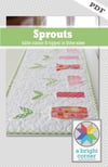 Sprouts Table Runner and Topper pattern - PDF version