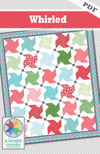 Whirled quilt pattern - PDF version