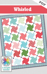 Image 1 of Whirled quilt pattern - PDF version