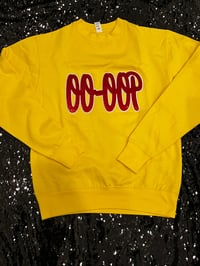 Image 3 of  OO-OOP SEQUINS  YELLOW CREWNECK 