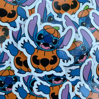 Pumpkin Stitch Sticker