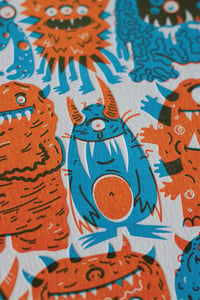 Image 3 of 5 Minute Monsters Print