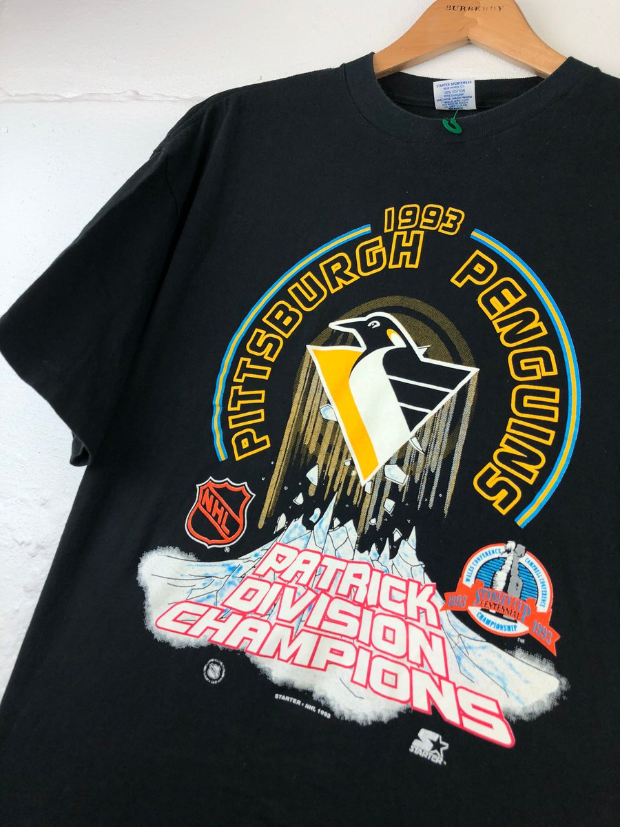 1993 Starter Patrick Division Champions Pittsburgh Penguins Single ...