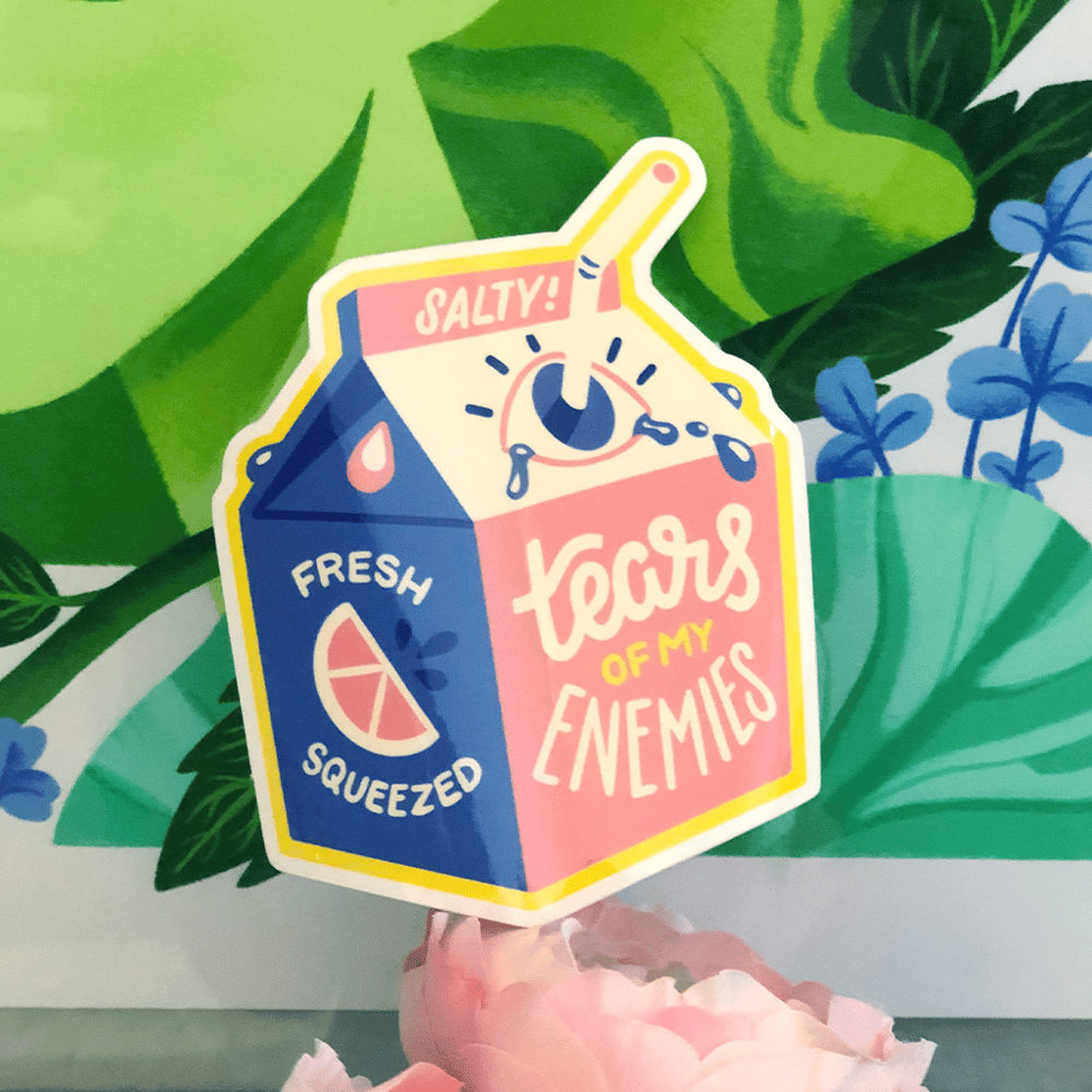 Tears of My Enemies Sticker 