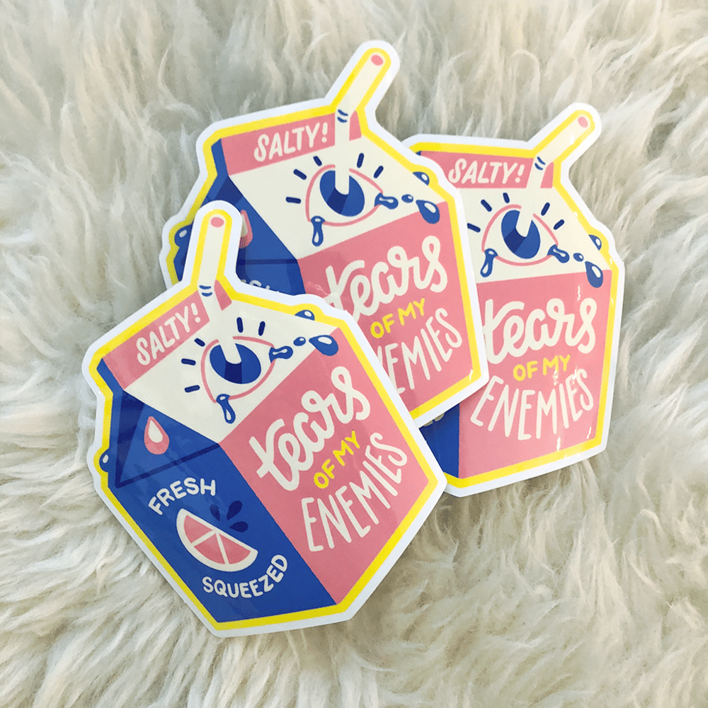 Tears of My Enemies Sticker