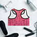 Image of DOGS IN SHOES All-Over Print Padded Sports Bra