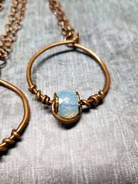 Image 3 of Electroformed Crystal Bead Necklace