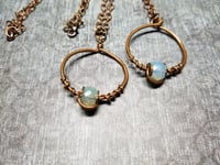 Image 4 of Electroformed Crystal Bead Necklace