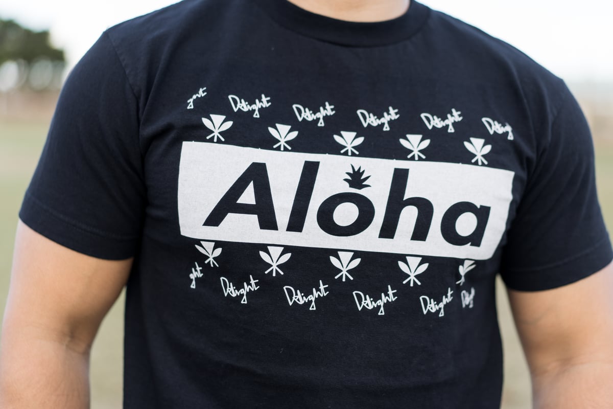 Aloha Slapped Black T-shirt