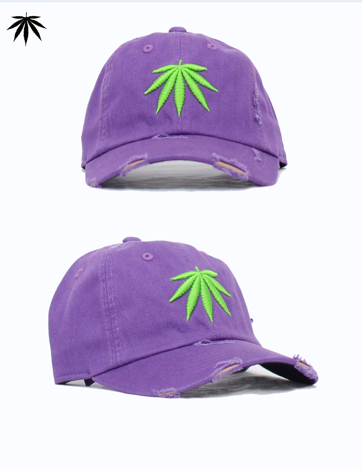 purple dad hat