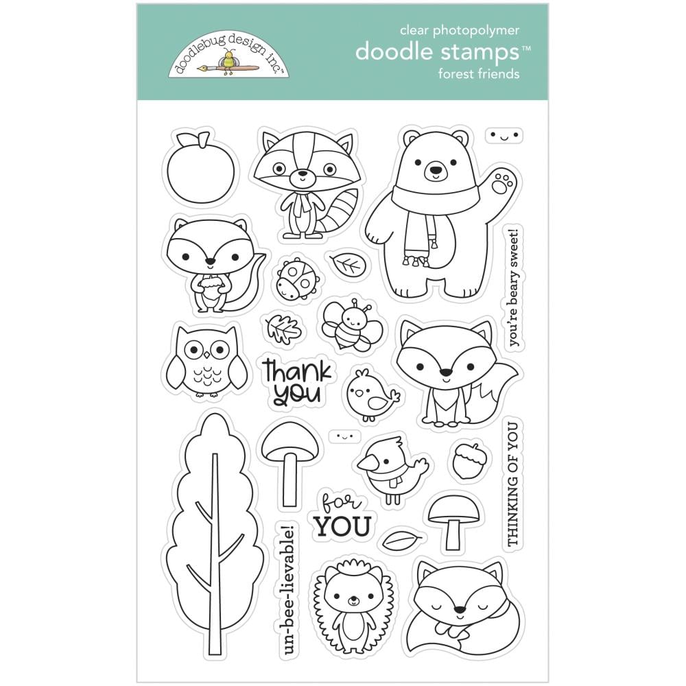 Image of Doodlebug Doodle Stamps ~ Forest Friends