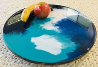 Image 1 of Hand Painted Extra Large Resin Lazy Susan