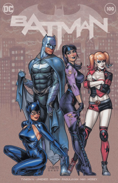 BATMAN #100 DC COMICS Joseph Michael Linsner Cover METAHUMANS exclusive  Ltd:1500 | Metahumans Comics